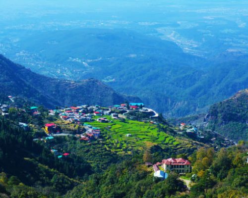 Mountain View and Step Farming in Mussoorie, Dehradun, Uttarakhand